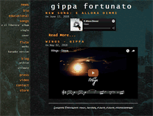 Tablet Screenshot of gippafortunato.com
